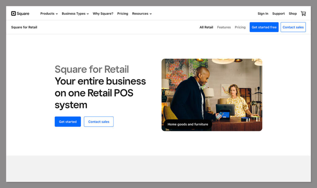 square pos - best pos systems for retail