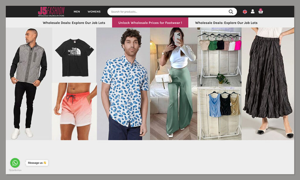 J5Fashion - best wholesale suppliers uk