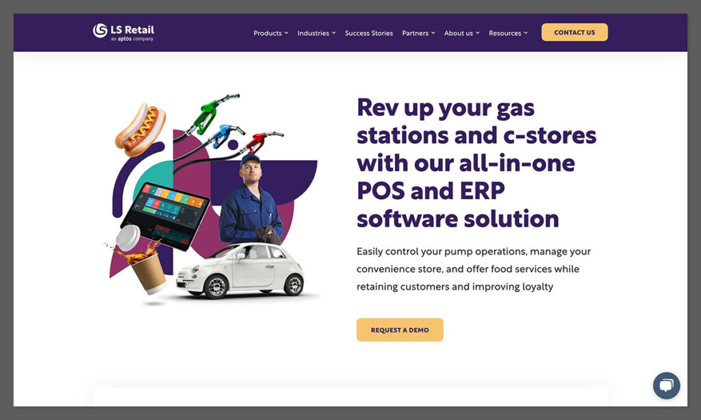 ls retail gas pos system