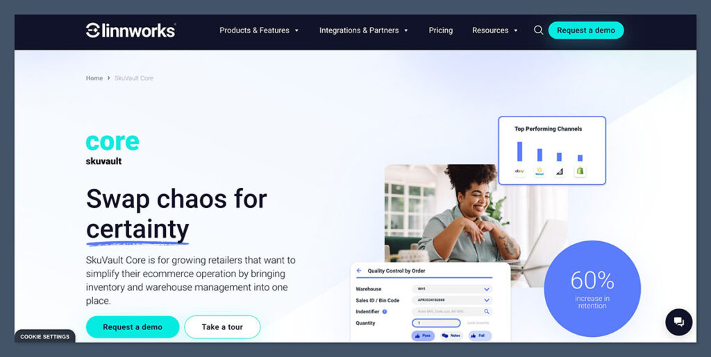 SkuVault Homepage