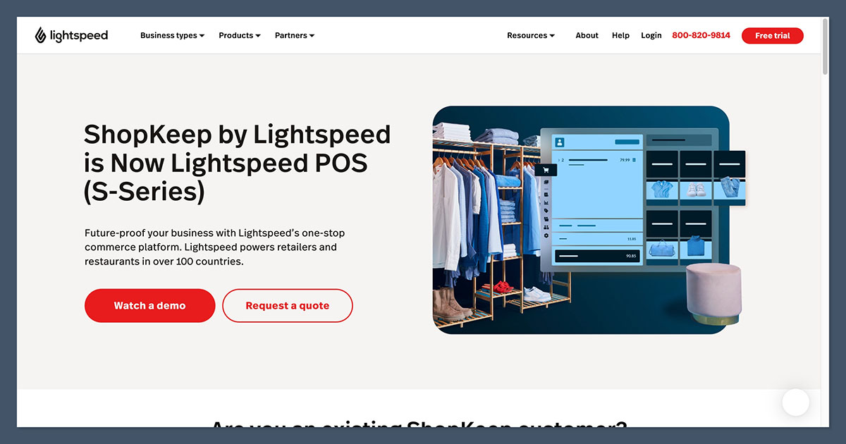 ShopKeep Homepage