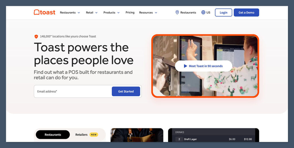Toast-POS Homepage