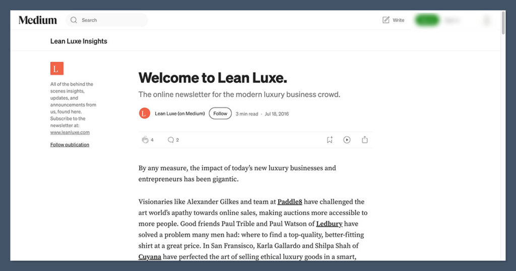 Lean-Luxe-Newsletter